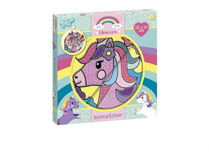 Set creativ DIY cu unicorn, Unicorn suncatcher [1]