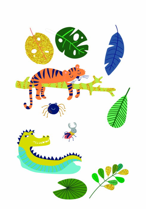 Set cu abtibilduri - Jungla [2]