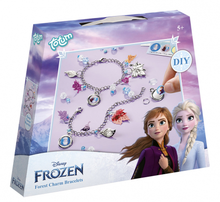 Art & Craft - Set creativ DIY Bratari cu pandantive Disney Frozen