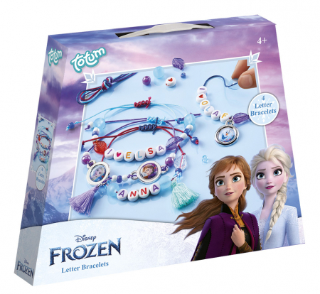 Art & Craft - Set creativ DIY Bratari cu litere Disney Frozen