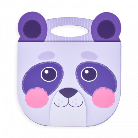 Rechizite școlare - Caiet desen portabil - Panda mov