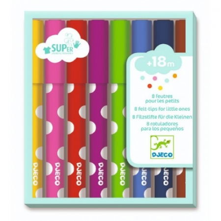 Rechizite școlare - Carioci lavabile Djeco pentru cei mici