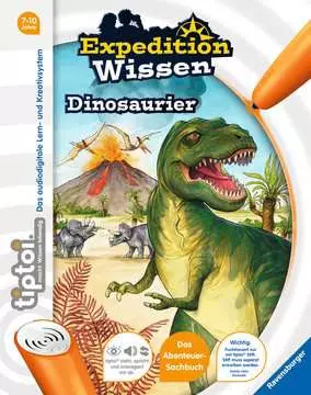 Jocuri cu dinozauri - Carte Interactiva TipToi  Dinozauri