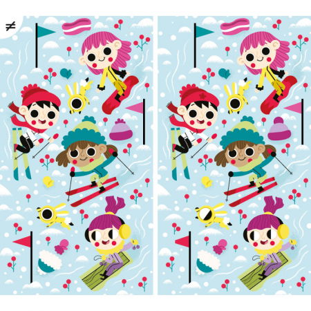 Oktató játékok - Auzou-Colectie de 20 de mini jocuri cu tema iarna