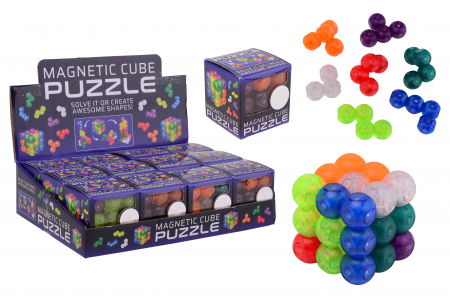 Jucării de buzunar/călătorie - Cub magic magnetic, joc de logica