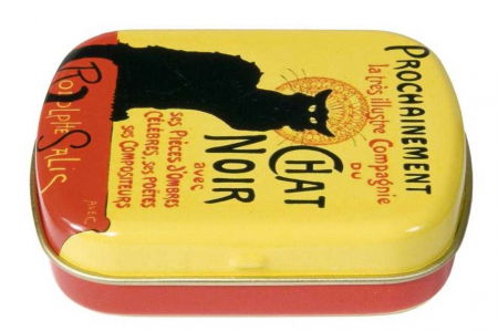 Jucării copii 5-6 ani - Cutiuta metalica Chat Noir