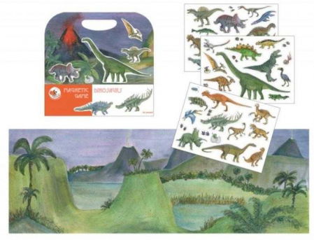 Jocuri cu dinozauri - Dinozauri, set magnetic