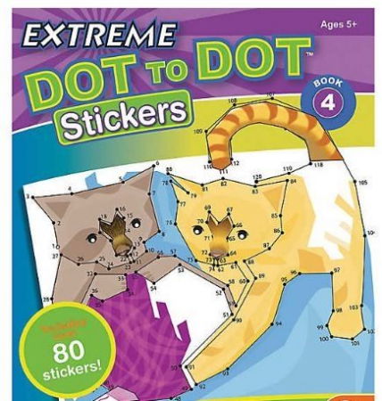 Rechizite școlare - Extreme Dot to Dot Stickers: Book 4