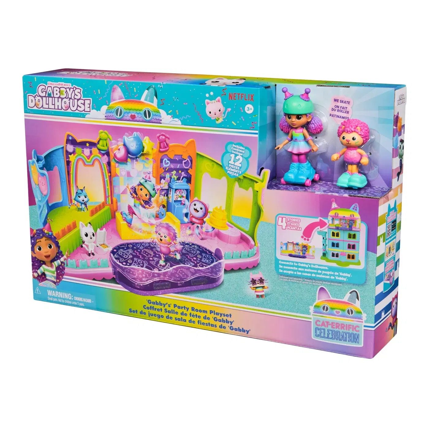 Jucării copii 5-6 ani - GABBYS DOLLHOUSE SET DE JOACA CAMERA DE PETRECERE