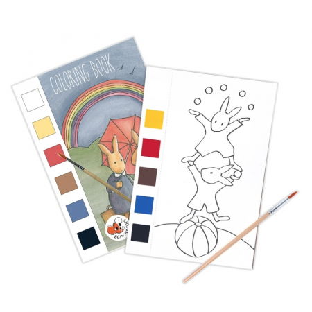 Joc creativ Carte de colorat cu acuarela, Egmont Toys [0]