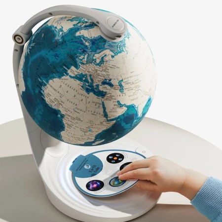 Jucării copii 5-6 ani - Joc STEM Glob pamantesc interactiv, TopBright
