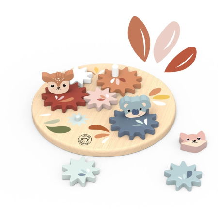 Idei de cadouri sub 100 de lei - Jucarie interactiva cu roti dintate, Speedy Monkey