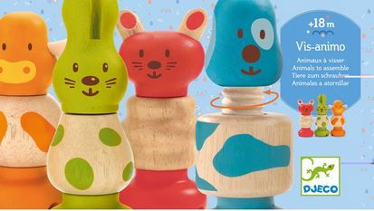 Idei de cadouri - Jucărie motrică Animale cu șurub Djeco