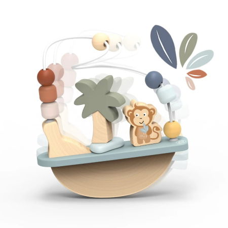 Idei de cadouri sub 100 de lei - Labirint cu bile din lemn, Speedy Monkey