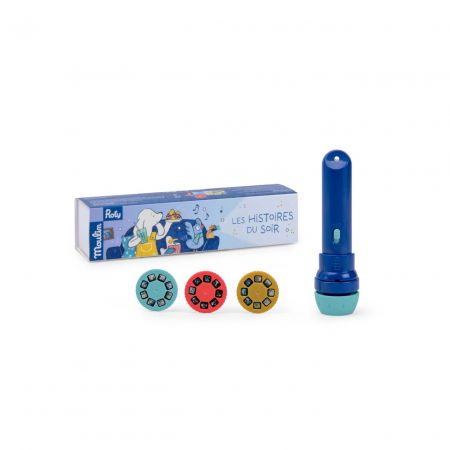 Idei de cadouri sub 100 de lei - Lanterna magica Chip si Pilou, Moulin Roty