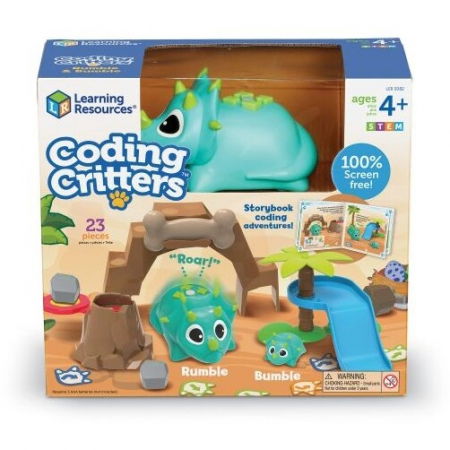 Jocuri cu dinozauri - Learning Resources Joc codare - Dinozaurii jucăuși