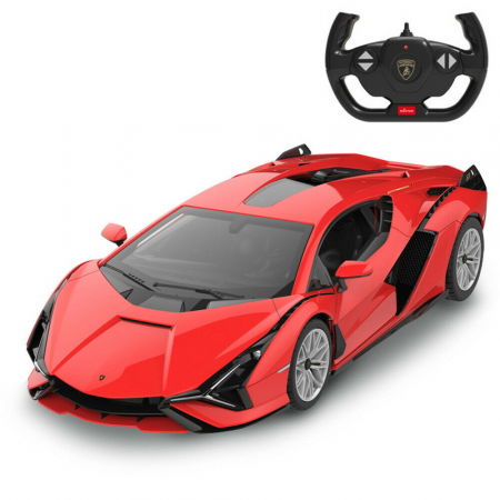 Mașinuțe și pistoale - lamborghini sian rosu
