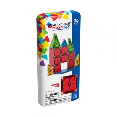 Vârstă - MAGNA-TILES microMAGS, Travel set