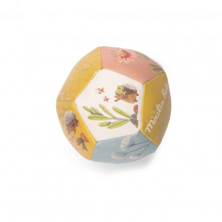 Jucării copii 0-2 ani - Minge moale Trei iepurasi, Moulin Roty