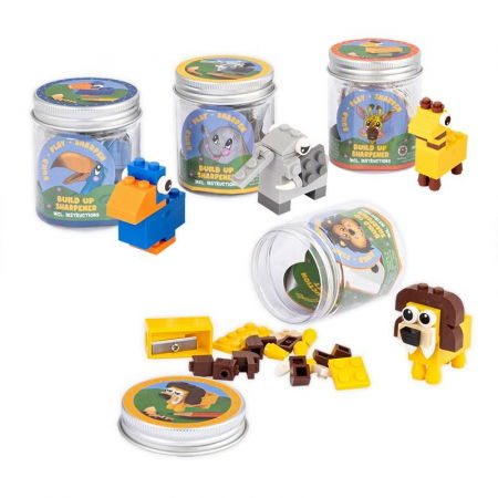 Creioane Colorate - Mini ascutitoare in forma de animale