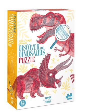 Jocuri cu dinozauri - Puzzle Descopera dinozaurii