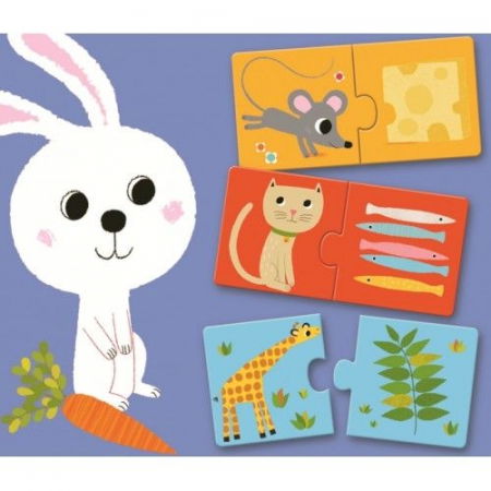 Idei de cadouri sub 50 lei - Puzzle duo La masă Djeco