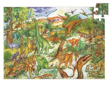 Jocuri cu dinozauri - Puzzle observație Dinozauri