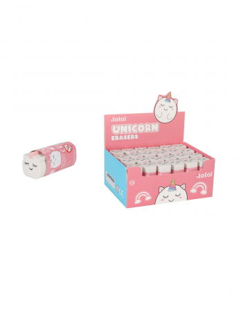 Creioane Colorate - Radiera cu design unicorn