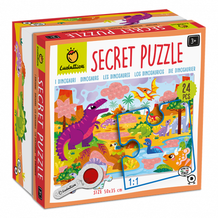 Jocuri cu dinozauri - Secret Puzzle - Dinozaurii