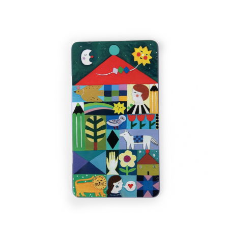 Creioane Colorate - Set 12 creioane colorate metalice, Moulin Roty