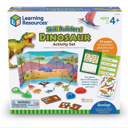 Jocuri cu dinozauri - Set activitati educative - Dinozauri