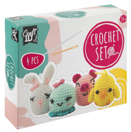 Art & Craft - Set creativ de crosetat, Animale, Craft Sensations
