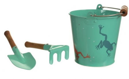 PROMOȚII - Set de gradinarit Egmont, galeata cu broscute