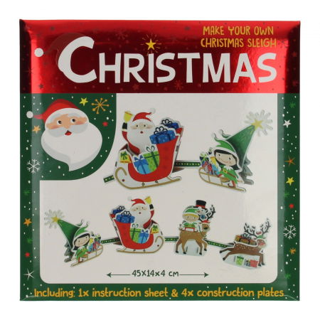 Idei de cadouri sub 50 lei - Set DIY Creeaza sania lui Mos Craciun