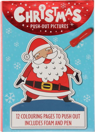 Idei de cadouri sub 50 lei - Set DIY figurine decupabile, tematica de Craciun