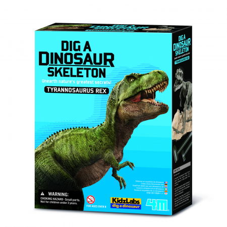 Jocuri cu dinozauri - Set educativ Sapa si descopera Dinozauri - T-Rex