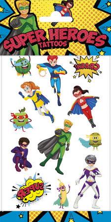 Jucării copii 5-6 ani - Tatuaje super eroi