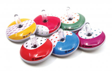 Jucării copii 5-6 ani - Titirez retro din metal