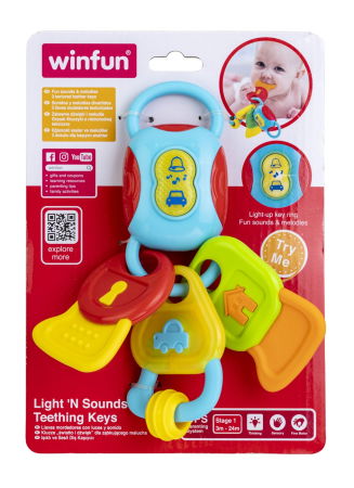 Idei de cadouri - WINFUN BRELOC CHEI CU SUNETE SI LUMINI