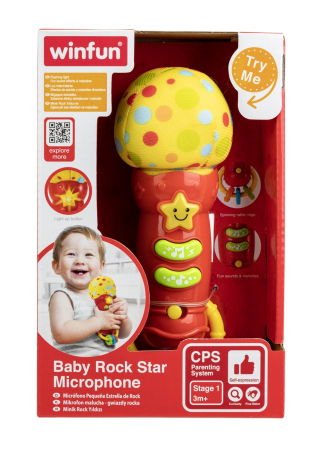Jucării bebeluși - WINFUN MICROFON PENTRU BEBELUSI
