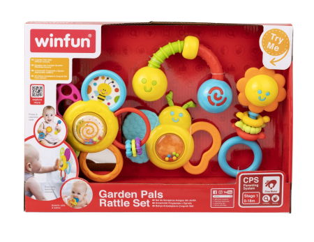 Jucării bebeluși - WINFUN SET 4 ZORNAITORI