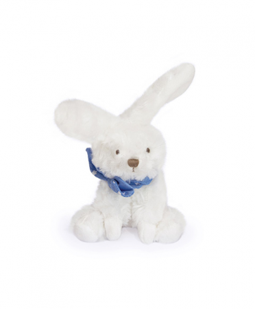 Jucării bebeluși - Iepuras Doudou® - jucarie de plus, 12 cm, cu esarfa