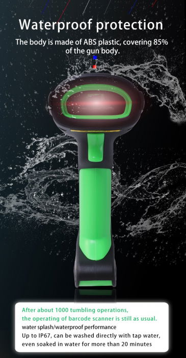 Cititor coduri de bare industrial model LP-WE35D cu cradle, 2D, bluetooth, waterproof [3]