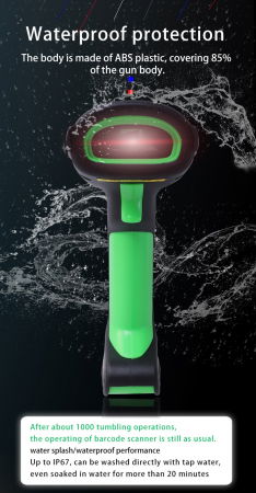 Cititor coduri de bare industrial model LP-WE35D cu cradle, 2D, bluetooth, waterproof [2]