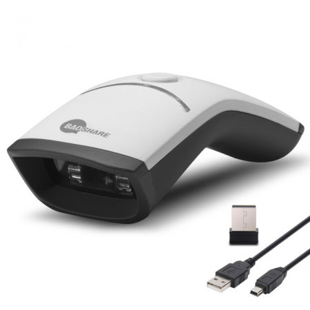 Cititoare coduri de bare - Cititor coduri de bare performant model LP-YC100W, 1D si 2D, bluetooth, alb