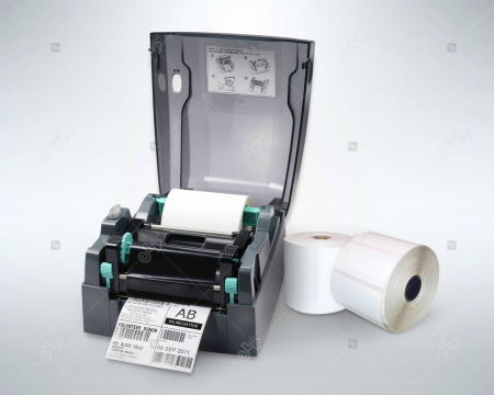 Rola etichete autoadezive semilucioase 40x24 mm, adeziv removable, 1500 etichete/rola [3]