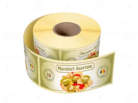 Etichete borcane conserve - Etichete personalizate, Muraturi asortate, 54x144 mm