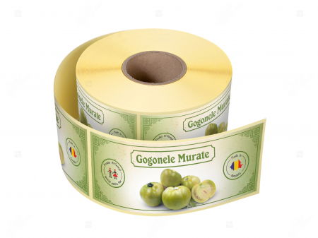 Etichete borcane conserve - Etichete personalizate, Gogonele murate, 54x144 mm