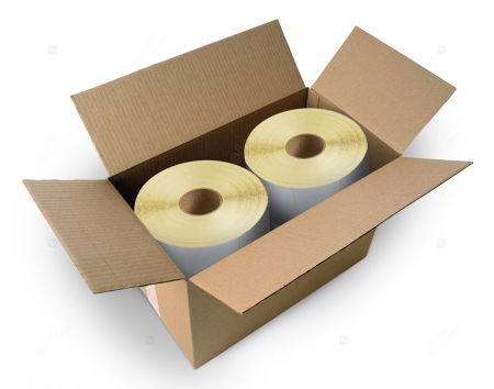 Rola etichete autoadezive semilucioase 40x24 mm, adeziv removable, 7500 etichete/rola [1]