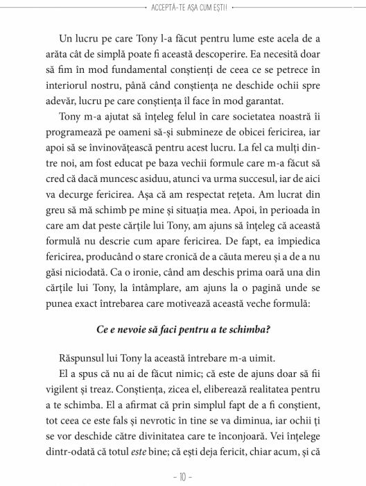 Accepta-te asa cum esti. Inceteaza sa te mai corijezi [7]